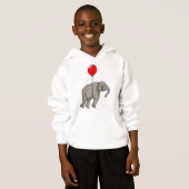 Elephant mit Balloon Hoodie (Vorne ganz)