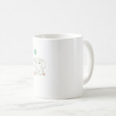 Elephant mit Balloon Kaffeetasse (VorderseiteRechts)