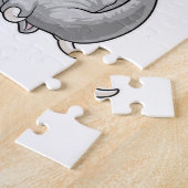 Elephant mit Balloon Puzzle (Seite)