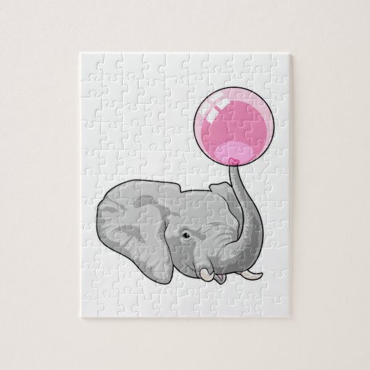Elephant mit Balloon Puzzle (Vertikal)