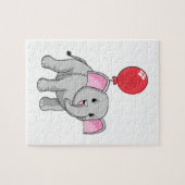 Elephant mit Balloon Puzzle (Horizontal)