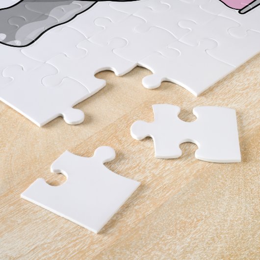 Elephant mit Balloon Puzzle (Seite)