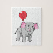 Elephant mit Balloon Puzzle (Vertikal)