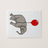 Elephant mit Balloon Puzzle (Horizontal)