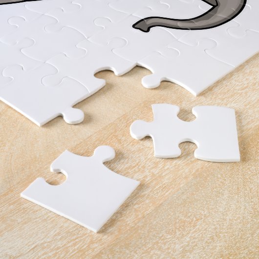 Elephant mit Balloon Puzzle (Seite)