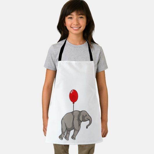Elephant mit Balloon Schürze (Insitu)