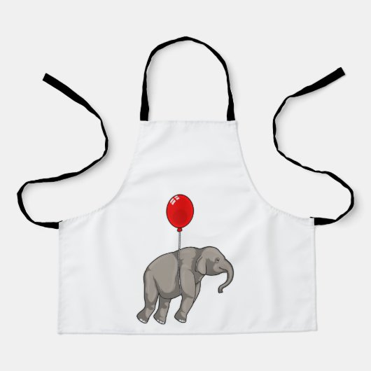 Elephant mit Balloon Schürze (Vorderseite)