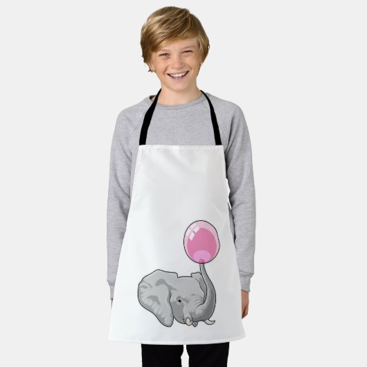 Elephant mit Balloon Schürze (Getragen)
