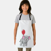 Elephant mit Balloon Schürze (Insitu)