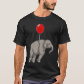 Elephant mit Balloon T-Shirt (Vorderseite)