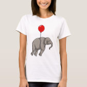 Elephant mit Balloon T-Shirt (Vorderseite)