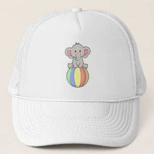 Elephant mit Balloon Truckerkappe
