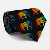 Elephant mit Bar Krawatte (Gerollt)