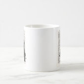 Elephant mit Howdah Dictionary Art Kaffeetasse (Mittel)