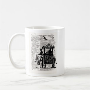 Elephant mit Howdah Dictionary Art Kaffeetasse