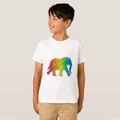 Elephant mit Pixeln T-Shirt (Vorne ganz)