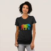 Elephant mit Pixeln T-Shirt (Vorne ganz)