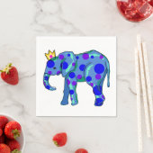 Elephant mit Polka Dots Napkins Serviette (Beispiel)