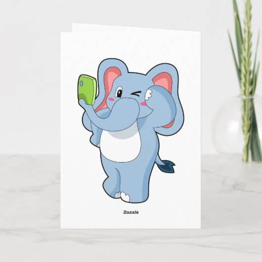 Elephant Mobile Karte (Rückseite)