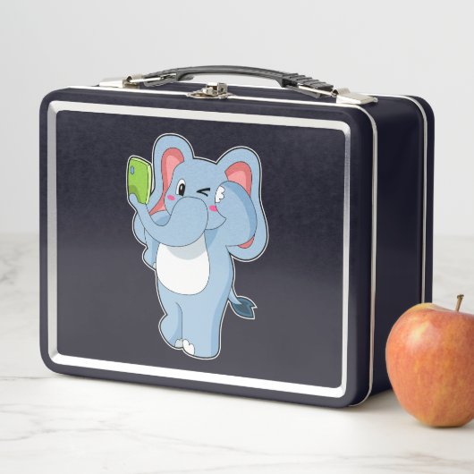 Elephant Mobile Metall Brotdose (Beispiel)