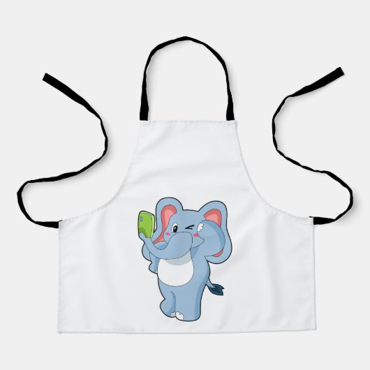 Elephant Mobile Schürze (Vorderseite)