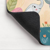 Elephant Mom and Baby Mousepad (Ecke)