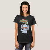 Elephant Mom Autism Child Awareness Choose Kindnes T-Shirt (Vorne ganz)