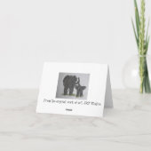 Elephant Mommy & Baby - Truest Liebe Karte (Rückseite)