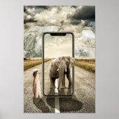 Elephant Moon Fantasy Girl Poster (Vorne)