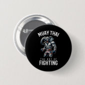 Elephant Muay Thai - Kickboxen und Elephant Thai B Button (Vorne & Hinten)