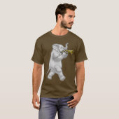 Elephant Musician Trumpet Music T-Shirt (Vorne ganz)