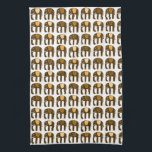 Elephant Muster Neutrals Geschirrtuch<br><div class="desc">Dekorieren Sie Ihre Küche mit diesem coolen Handtuch. Macht ein großartiges Haus-Erwärmung,  Geburtstag oder Hochzeitsgeschenk! Sie können ihn anpassen und auch Text hinzufügen. Karo in meinem Shop für viel mehr Farben und Muster!</div>
