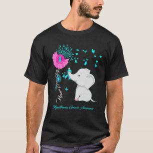 Elephant Myasthenia Gravis Myasthenia Gravis Ribbo T-Shirt