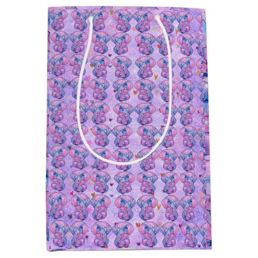 Elephant named Acorn Mittlere Geschenktüte (Vorderseite)