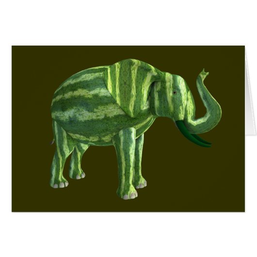 Elephant National Watermelon Day (Vorderseite (Horizontal))