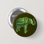 Elephant National Watermelon Day Button (Vorne & Hinten)