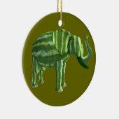 Elephant National Watermelon Day Keramik Ornament (Rechts)