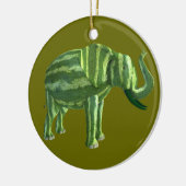 Elephant National Watermelon Day Keramik Ornament (Links)