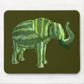 Elephant National Watermelon Day Mousepad (Vorne)