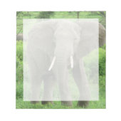 Elephant Near Ndutu Notizblock (Vorderseite)