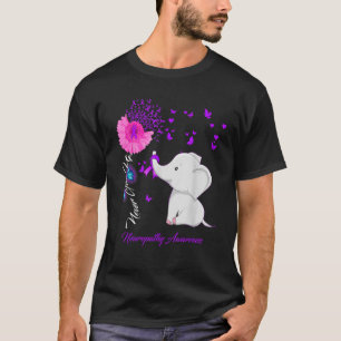 Elephant Neuropathy Awareness Neuropathy Ribbon Gi T-Shirt