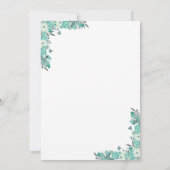 Elephant Neutral Baby Dusche Dankeskarte (Rückseite)