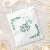 Elephant Neutral Baby Dusche Geschenktütchen (Ausgeschnitten)