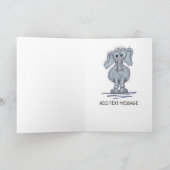 Elephant nie vergisst karte (Innenseite)