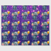 Elephant Niedlich Charming als Inspiriert Geschenkpapier (Flach)