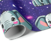 Elephant Niedlich Charming als Inspiriert Geschenkpapier (Rolleneckpunkt)