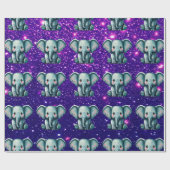 Elephant Niedlich Charming als Inspiriert Geschenkpapier (Flach)