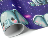Elephant Niedlich Charming als Inspiriert Geschenkpapier (Rolleneckpunkt)