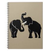 Elephant Notebook Custom Colors - Text Notizblock (Vorderseite)