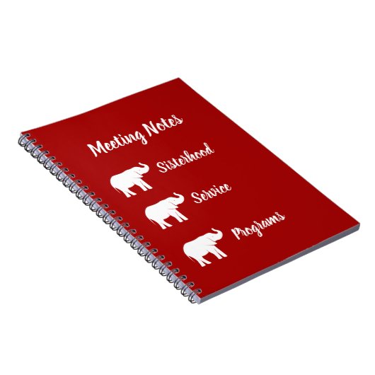Elephant-Notebook Notizblock (Rechte Seite)
